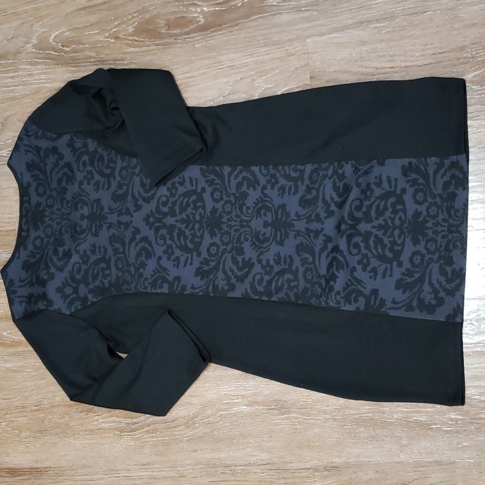 (L) Papillon Vancouver Los Angeles Paisley Slim Fit Dress Comfy Business Office - Picture 8 of 10